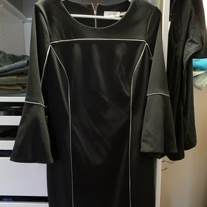 Calvin Klein dress with bell sleeves